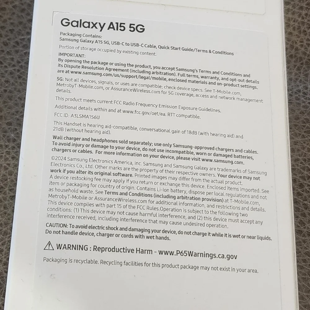 Samsung Galaxy A15 5G - Midnight Blue